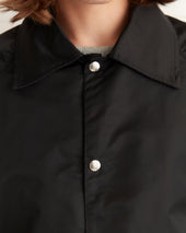 Nylon Raincoat - Black