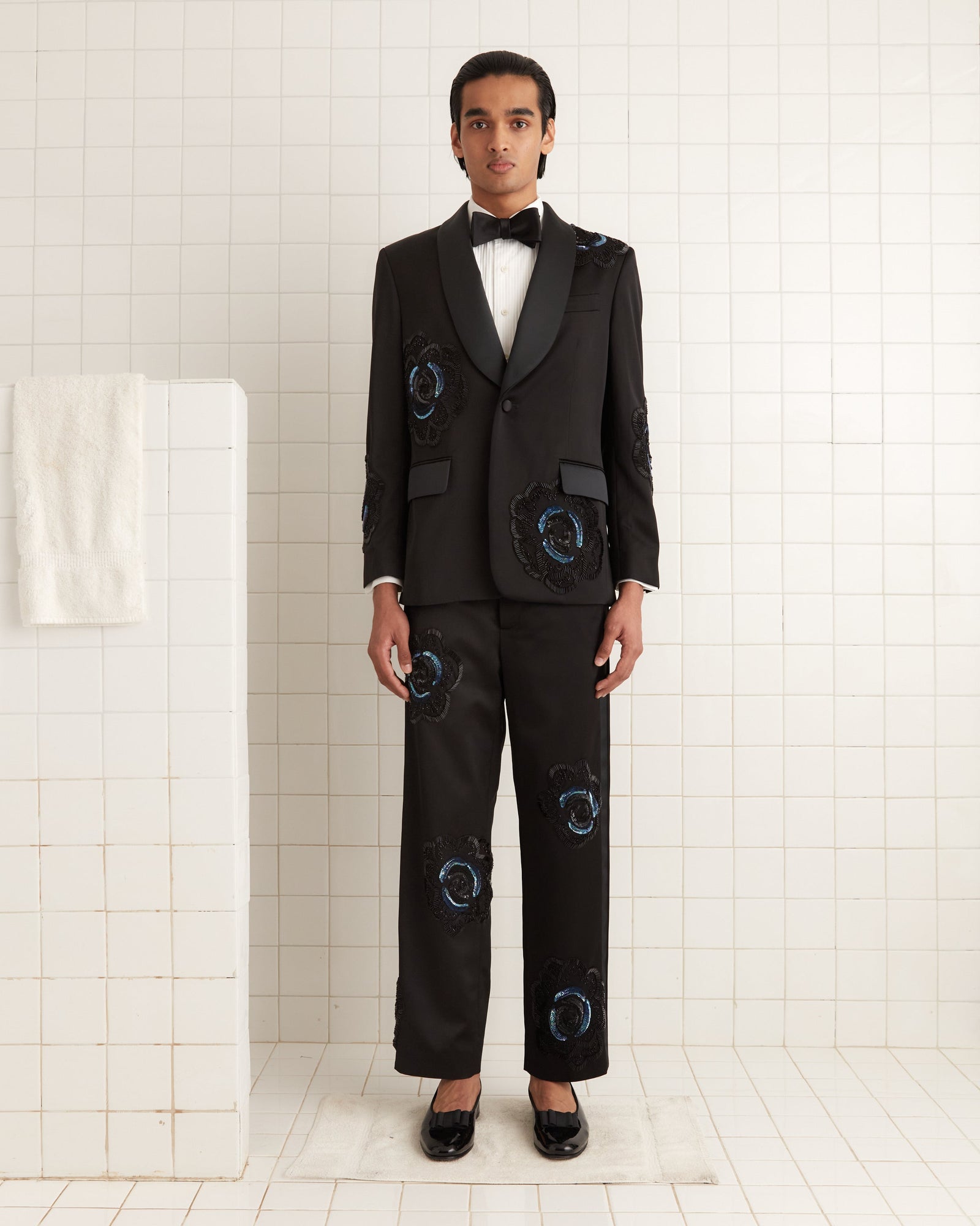 Poppy Shawl Collar Suit Jacket