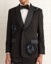 Poppy Shawl Collar Suit Jacket