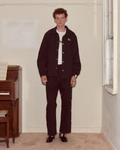 Twill Track Jacket - Black