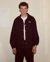 Twill Track Jacket - Black