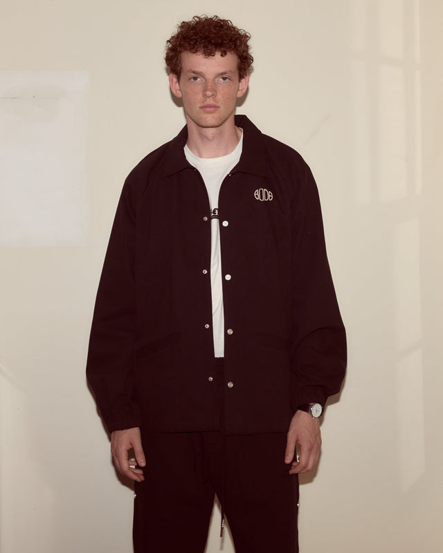 Twill Track Jacket - Black