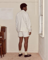 Twill Track Jacket - White