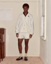 Twill Track Jacket - White