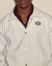 Twill Track Jacket - White