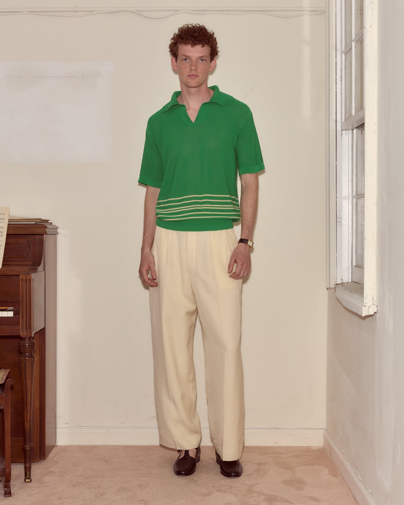Bentgrass Boxy Polo