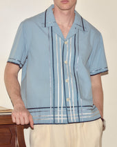 Ribbon Plaid Short Sleeve Shirt