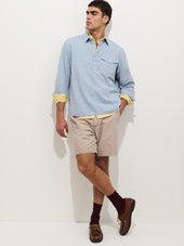 Carter Popover In Cotton Linen