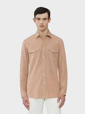 Dusty pink tencel shirt