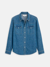 Jackson Pocket Shirt In Denim