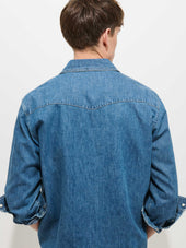 Jackson Pocket Shirt In Denim