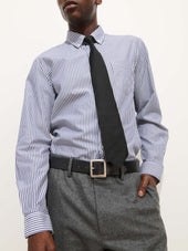 Mill Shirt In Stripe Portuguese Poplin