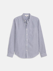 Mill Shirt In Stripe Portuguese Poplin