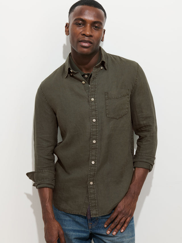 Mill Shirt In Linen