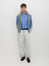 Mill Shirt In Thin Stripe