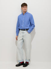 Mill Shirt In Thin Stripe