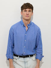 Mill Shirt In Thin Stripe