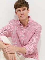 Mill Striped Shirt In Linen