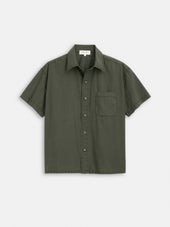 Franklin Short Sleeve Shirt In Paper Poplin