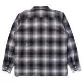 Ombre Cotton Rayon Open Collar Shirt