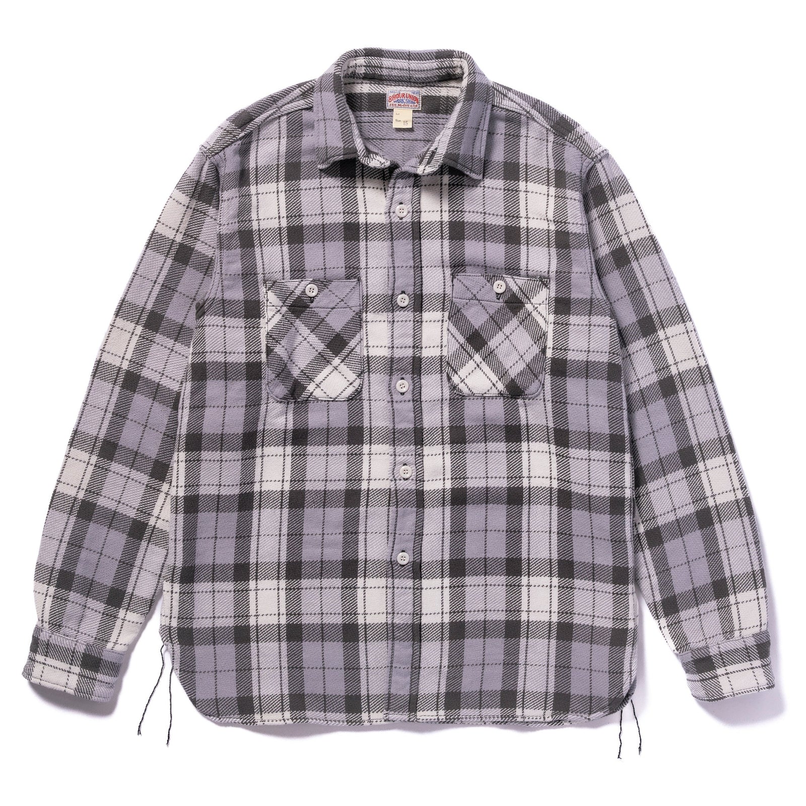 8hu Block Check Summer Flannel Shirt