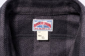 8hu Twisted Yarn Buffalo Check Flannel Shirt