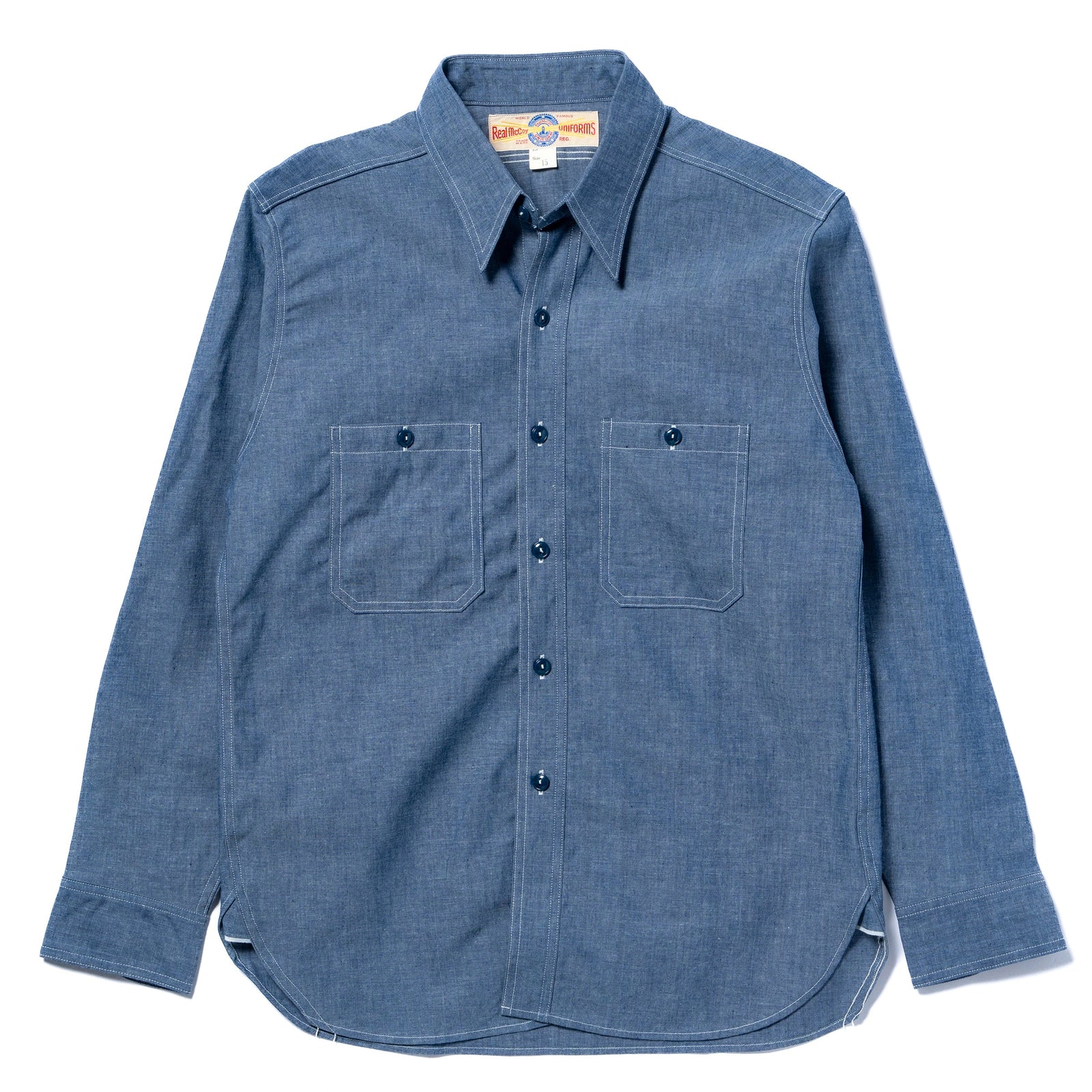U S Navy Chambray Shirt L S