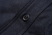 U S N Wool Blue Flannel Shirt U S S Brooklyn