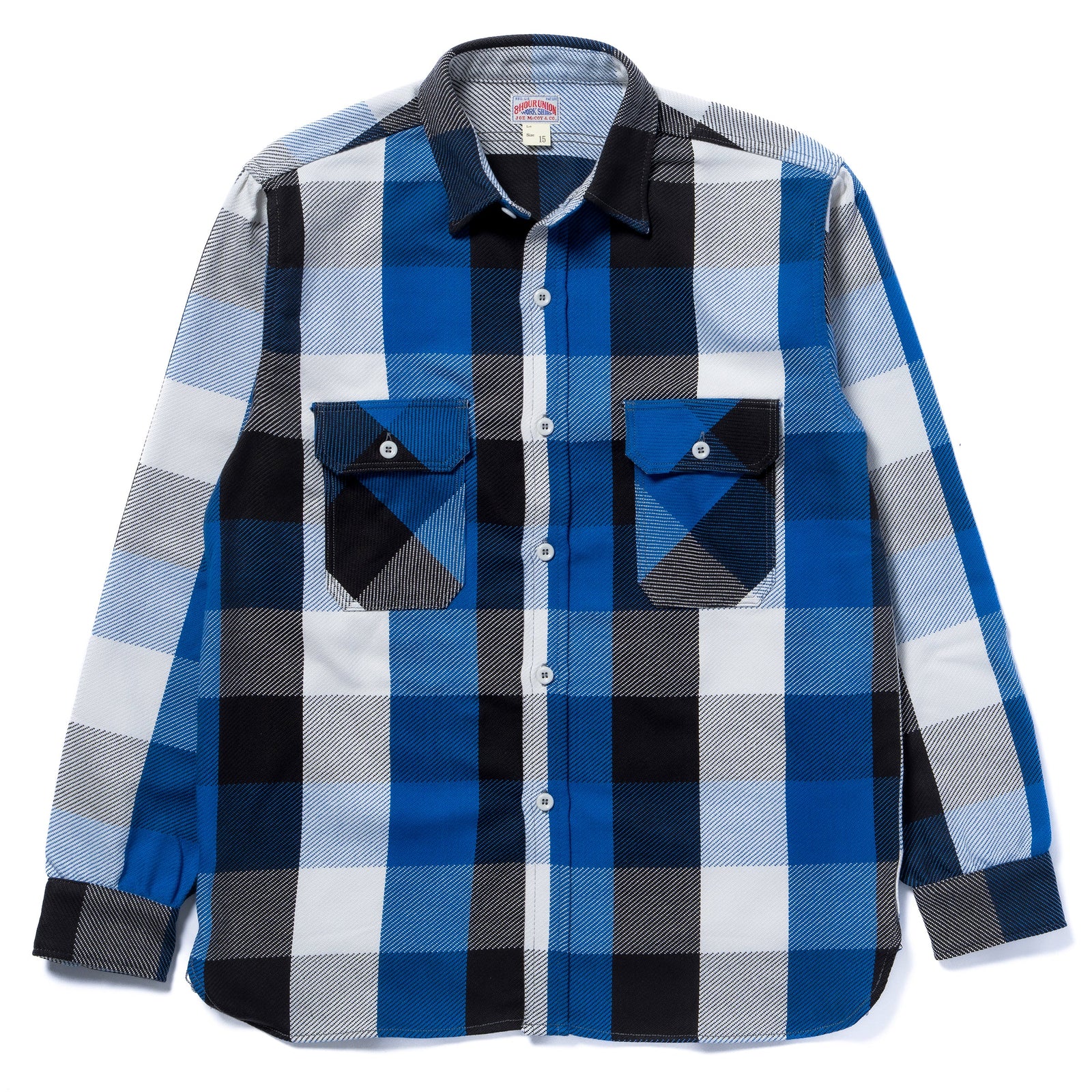 8hu Lumberjack Block Check Flannel Shirt