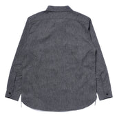 8hu Cigarette Pocket Mock Twist Chambray Work Shirt