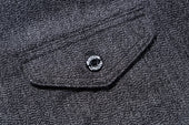 8hu Cigarette Pocket Mock Twist Chambray Work Shirt