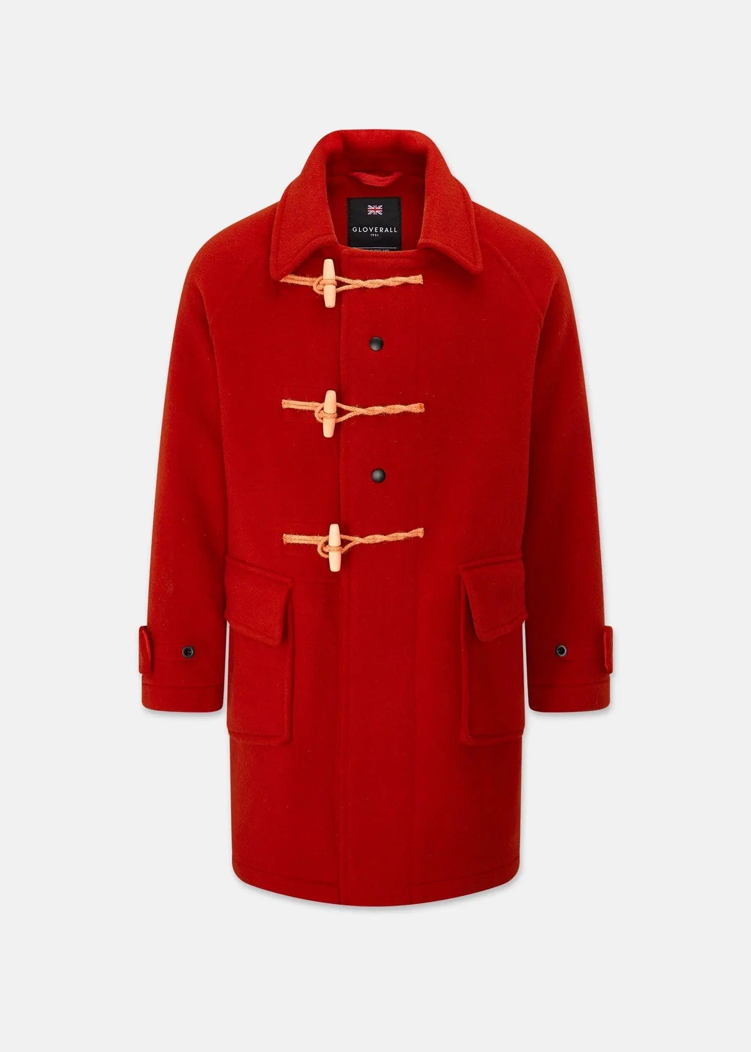 Men's Admiral Duffle Coat Red