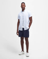 Striped Oxford Tailored Short-Sleeved Shirt