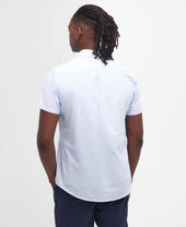 Striped Oxford Tailored Short-Sleeved Shirt