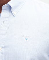 Striped Oxford Tailored Short-Sleeved Shirt