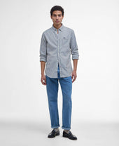 Cresswell Seersucker Tailored Long Sleeved Shirt