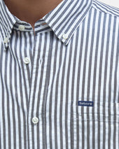 Cresswell Seersucker Tailored Long Sleeved Shirt