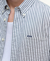 Cresswell Seersucker Regular Short Sleeved Shirt