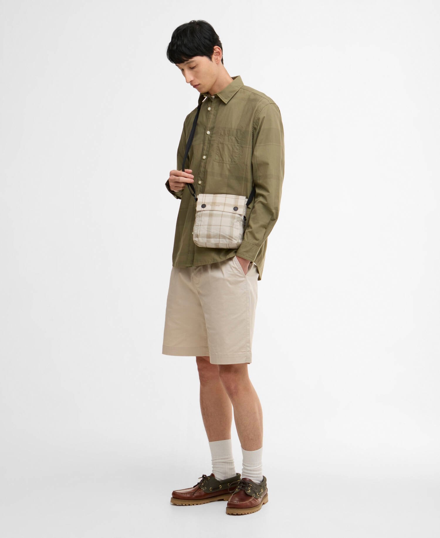 Tunstall Oversized Tonal Tartan Shirt