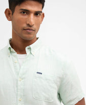Linton Linen Short-Sleeved Tailored Shirt