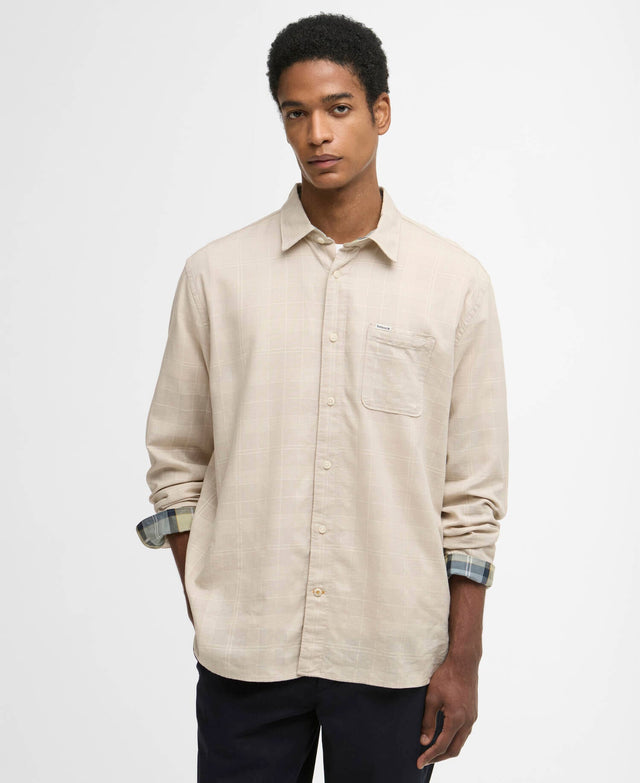 Kingswell Tartan Long-Sleeved Relaxed Shirt