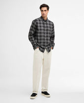 Heanes Waffle Check Long-Sleeved Shirt