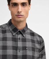 Heanes Waffle Check Long-Sleeved Shirt
