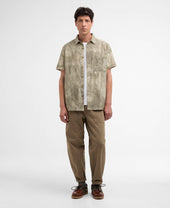 Ross Printed Short Sleeved Relaxed Shirt