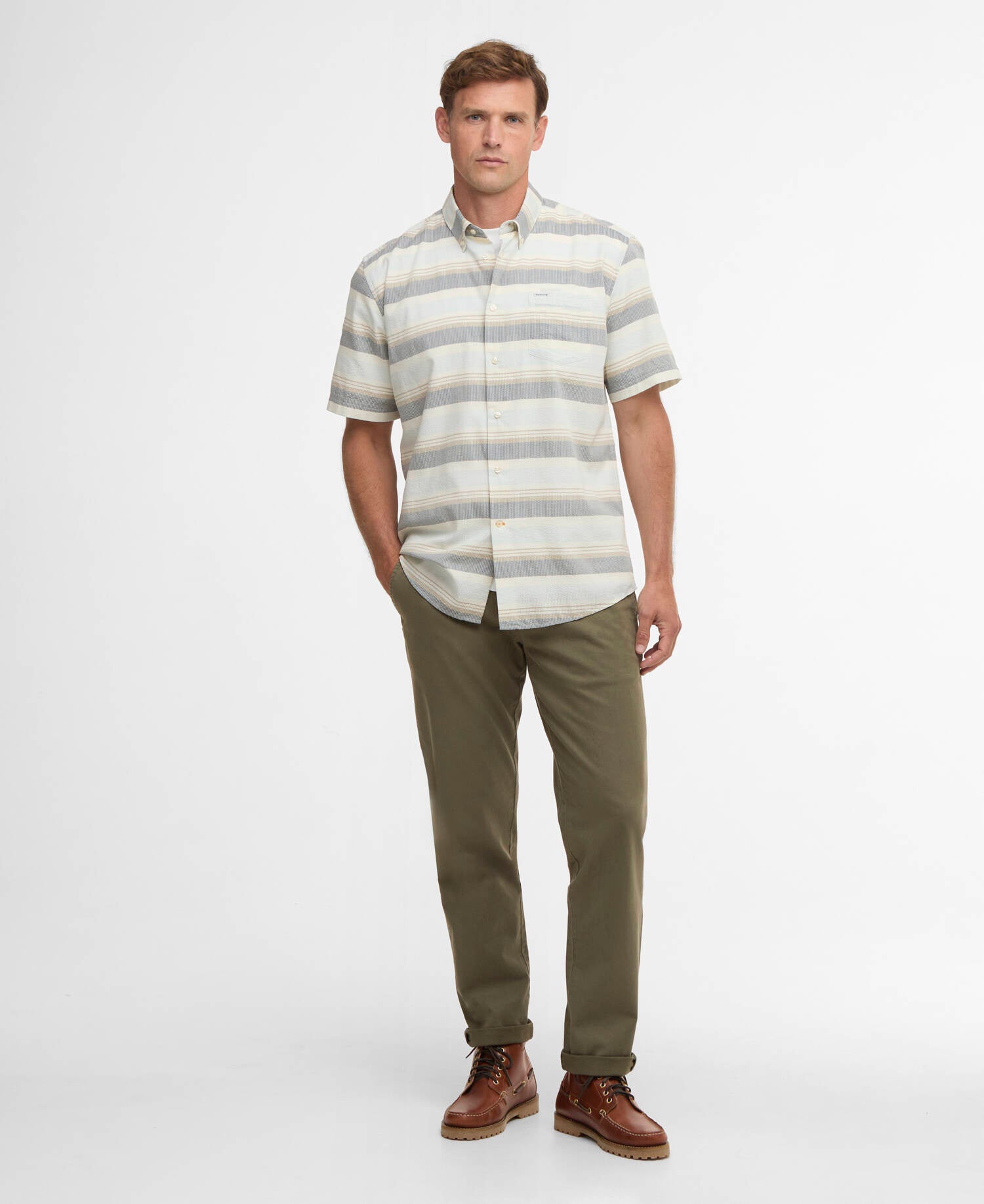 Chathill Striped Regular Short Sleeved Shirt