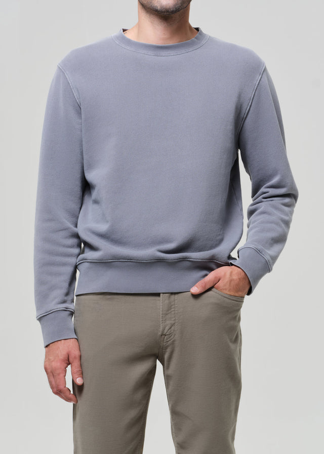 Vintage Crewneck Sweatshirt in Heron Grey