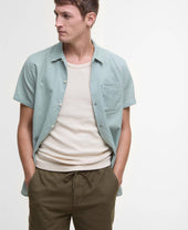 Washed Oxford Relaxed Shorts