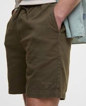 Washed Oxford Relaxed Shorts