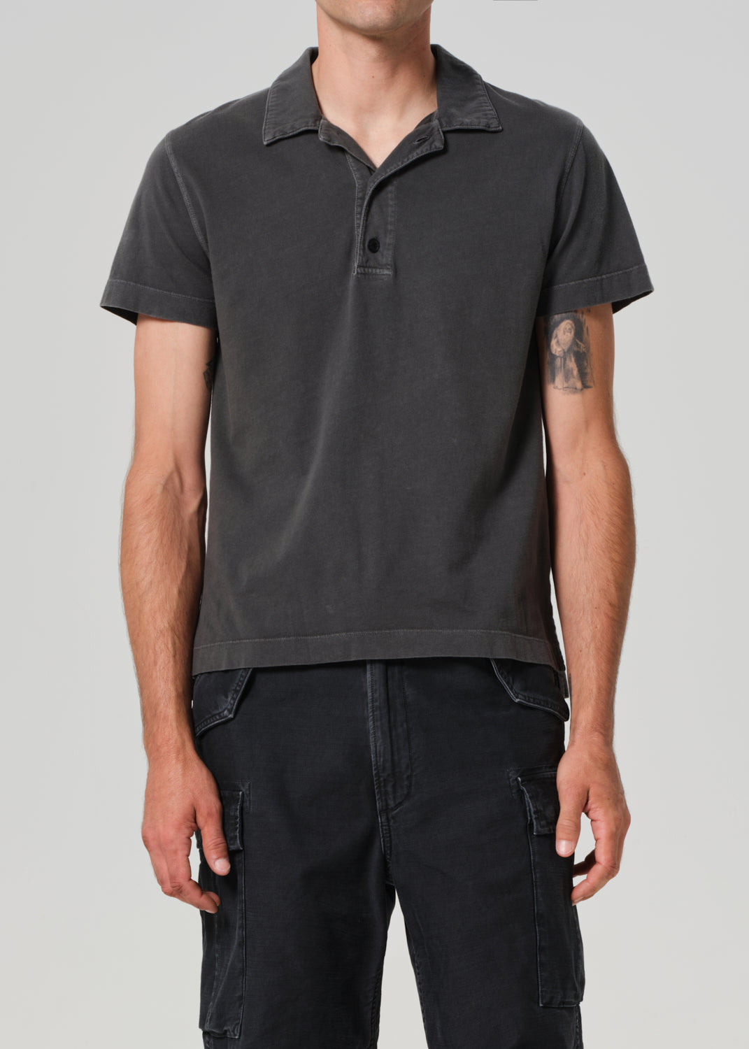 Himari Polo in Charred Cedar
