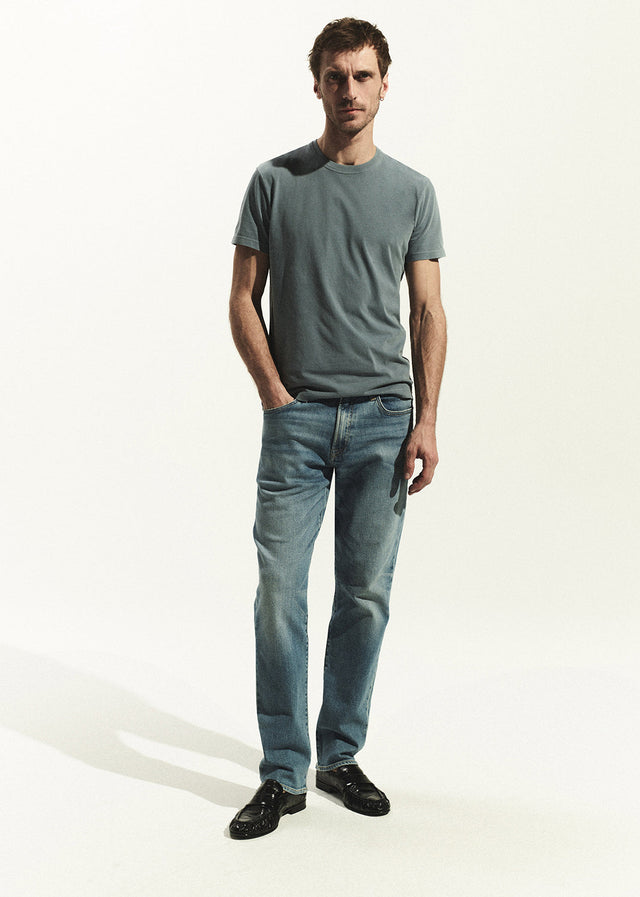 Everyday Short Sleeve Tee in Stone Blue